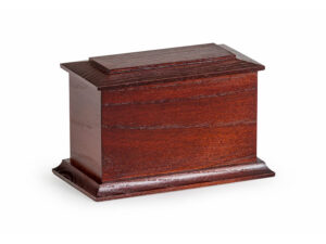 Arun Wooden Casket - Mahogany Finish - XS, S, M, L, XL sizes