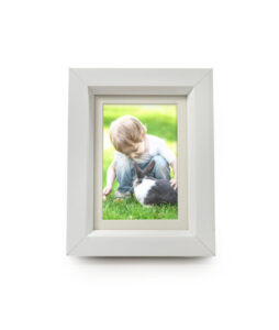 Tribute Photo Frame In White