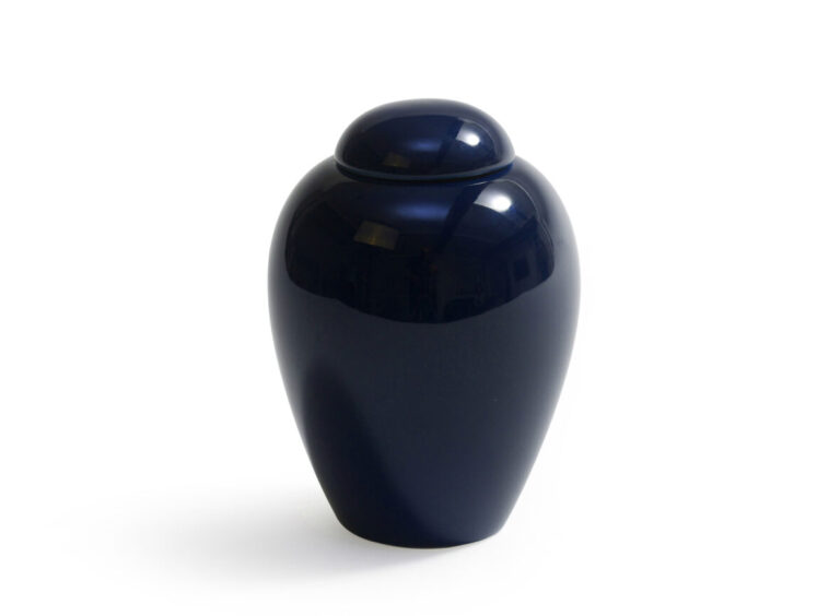 Serenity Glazed Urn in White - XS, M, L, XL sizes