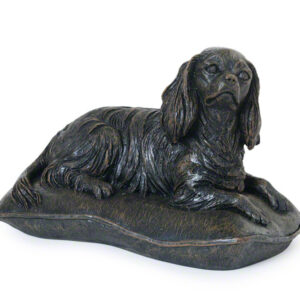 Cavalier Spaniel Urn in Resin