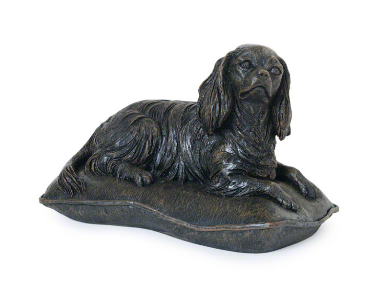 Cavalier Spaniel Urn in Resin