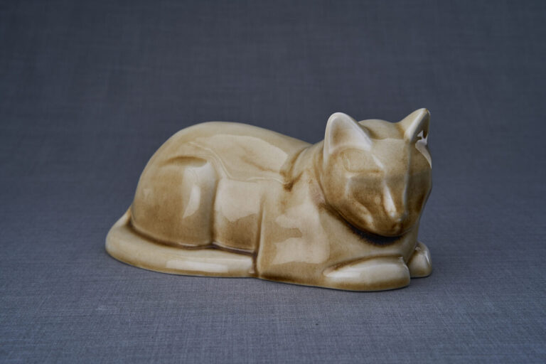 Pulvis Cat Urn - Sand
